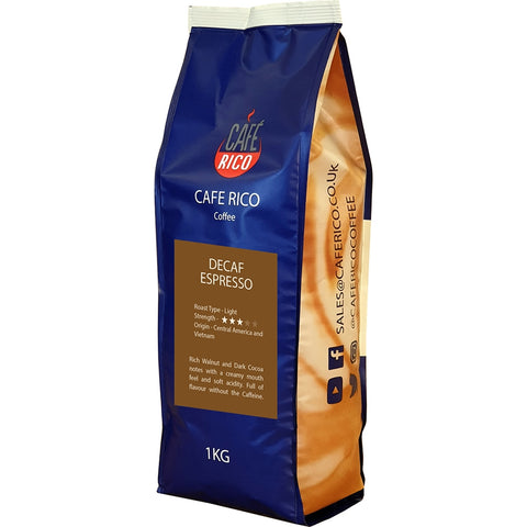 Cafe Rico Decaf Espresso Beans 1kg (4477075980376)