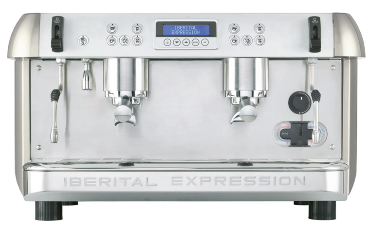 Iberital Expression Two Group Espresso Machine White