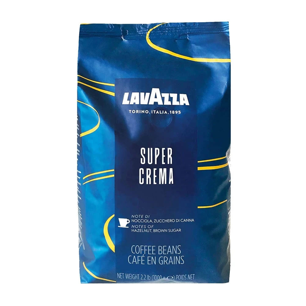 Lavazza Super Crema Coffee Beans 1kg – Cafe Rico Coffee Wholesaler