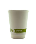 12oz Double Wall Compostable & Recyclable Takeaway Cups (Case of 500)