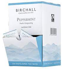 Birchall Peppermint Enveloped Caffeine-Free Tea Bags x 250