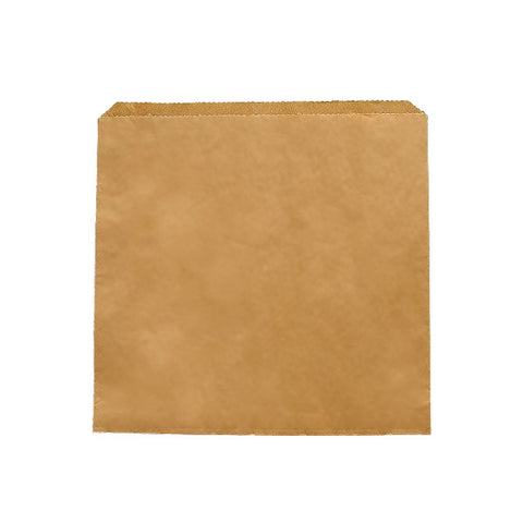 Vegware 10 x 10 flat food paper bag X 1000