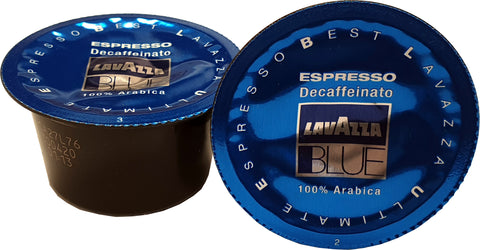 Lavazza DEK Blue Coffee Pods Decaffeinated x 100
