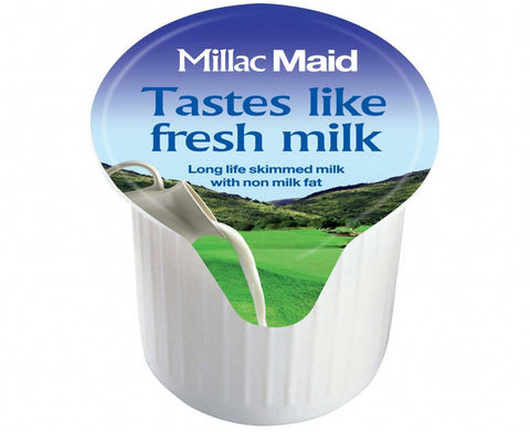 120 Full Fat Millac Maid Milk Pots (4438117908568)