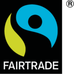 The Fairtrade logo, commonly spotted at your favorite café, showcases a stylized blue and green figure against a black background, accompanied by the word “FAIRTRADE” boldly displayed in white capital letters beneath. It's a mark of quality that baristas trust for Café Rico Cafe Mundo Coffee Beans, 100% Arabica, and that customers adore.